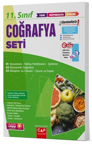 Çap Yayınları 11.Sınıf Coğrafya Fasikül Seti