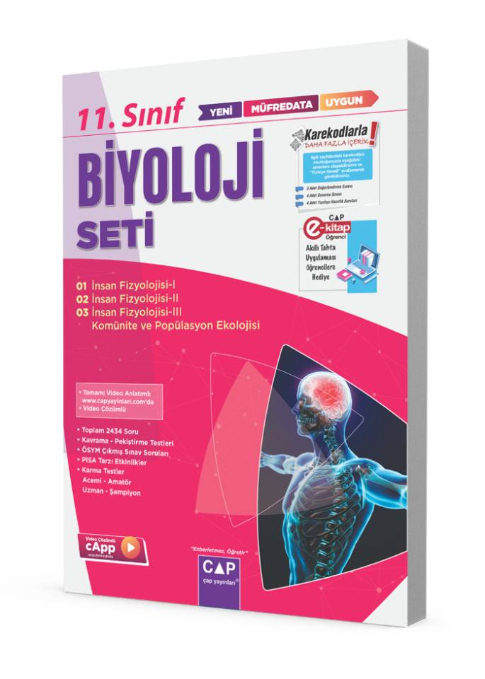 Çap Yayınları 11.Sınıf Biyoloji Fasikül Seti