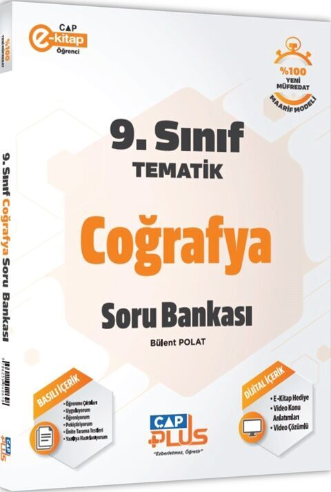 Çap Yayınları 9.Sınıf Tematik Coğrafya Soru Bankası