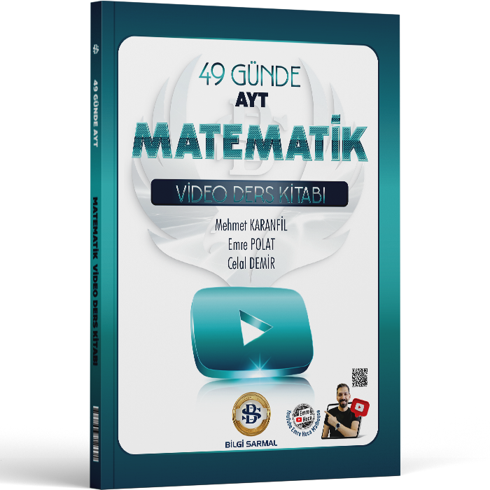 2027 Bilgi Sarmal Yayınları Ayt 49 Günde Matematik Video Anlatım Ders Kitabı