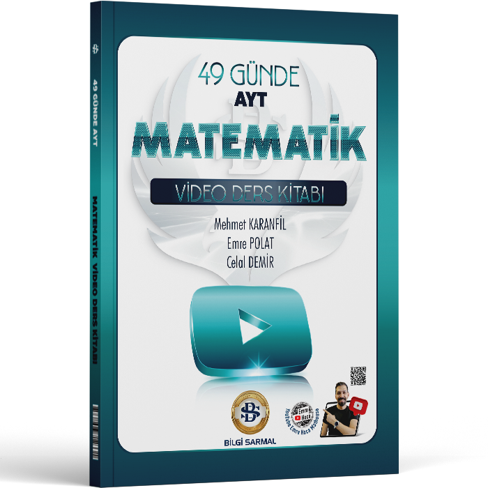 2027 Bilgi Sarmal Yayınları Ayt 49 Günde Matematik Video Anlatım Ders Kitabı