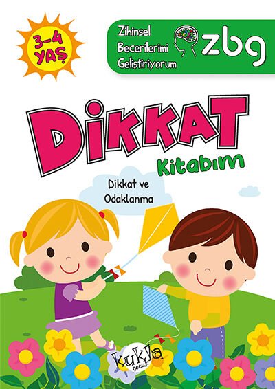 Kukla Çocuk Zbg Dikkat Kitabım 3-4 Yaş
