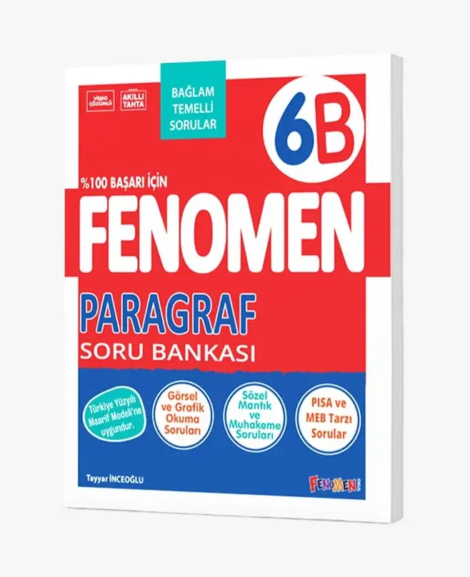 2027 Fenomen Yayıncılık 6.Sınıf Paragraf Soru Bankası (B)