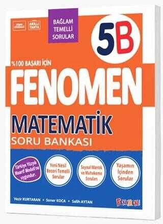 2027 Fenomen Yayıncılık 5.Sınıf Matematik B Soru Bankası Maarif Model