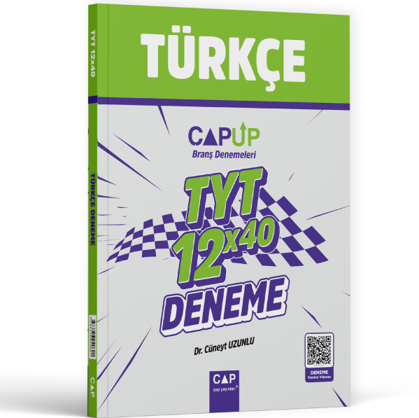 2026 Çap Yayınları  Çapup 12*40 Tyt Türkçe Branş Denemeleri