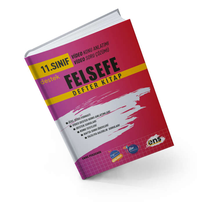 Ens Destek Yayınları 11.Sınıf Felsefe Defter Kitap