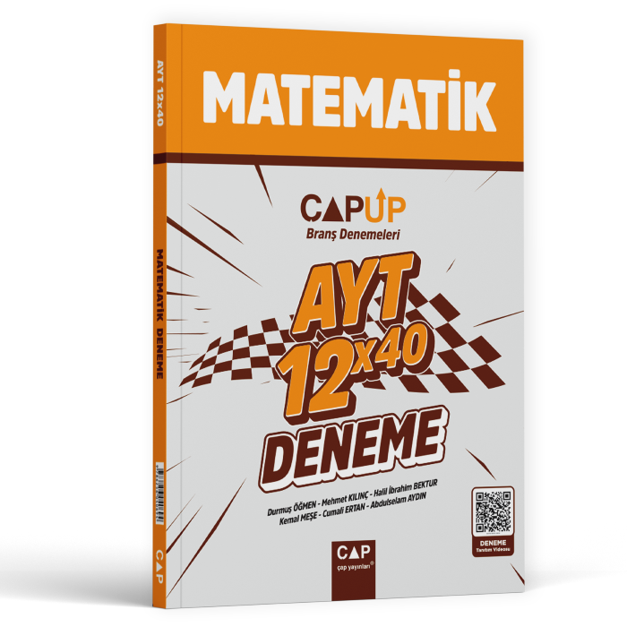2026 Çap Yayınları  Çapup12*40 Ayt Matematik Branş Denemeleri