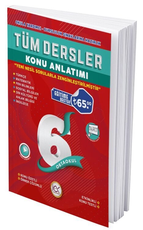 İlk Önce Yayıncılık 6.Sınıf Tüm Dersler Konu Anlatımı