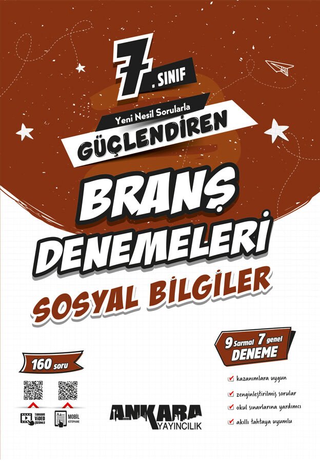 Ankara Yayıncılık 7.Sınıf Güçlendiren İnkılap Tarihi ve Atatürkçülük Branş Denemeleri