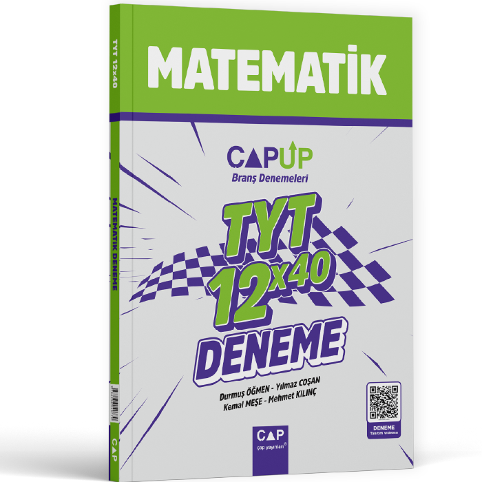 2026 Çap Yayınları  Çapup 12*40 Tyt  Matematik  Branş Denemeleri