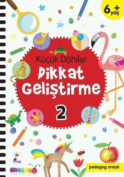 Küçük Dahiler Dikkat Geliştirme 2 – 6+ Yaş (Pedagog Onaylı)