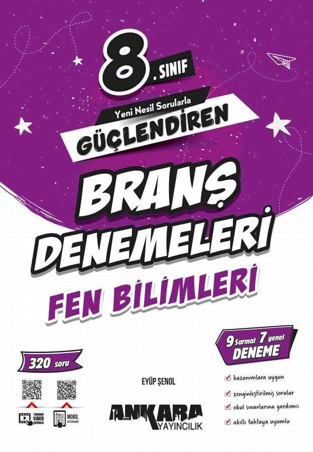 Ankara Yayıncılık 8.Sınıf Güçlendiren Fen Bilimleri Branş Denemeleri