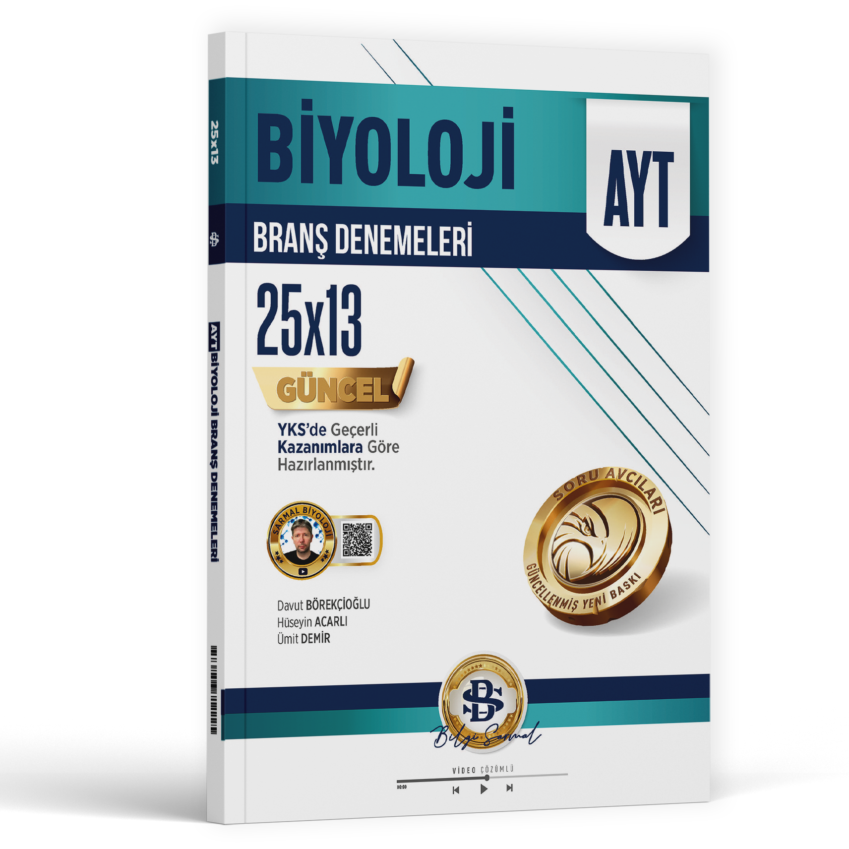 2027 Bilgi Sarmal Yayınları AYT Biyoloji 25 x 13 Branş Denemeleri