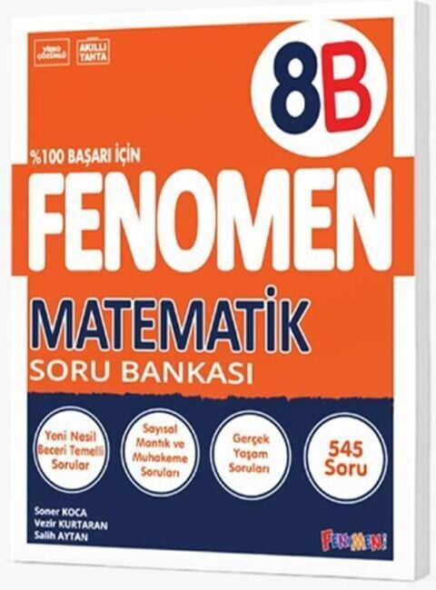 Fenomen Yayıncıık 8.Sınıf Matematik B Soru Bankası 2026