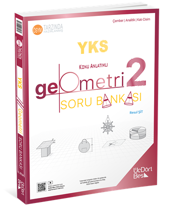 Üç Dört Beş Yayınları Tyt Ayt Geometri 2 Konu Anlatımlı Soru Bankası