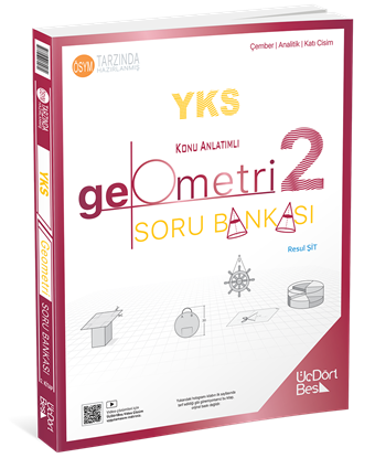 2027 Üç Dört Beş Yayınları Tyt Ayt Geometri 2 Konu Anlatımlı Soru Bankası