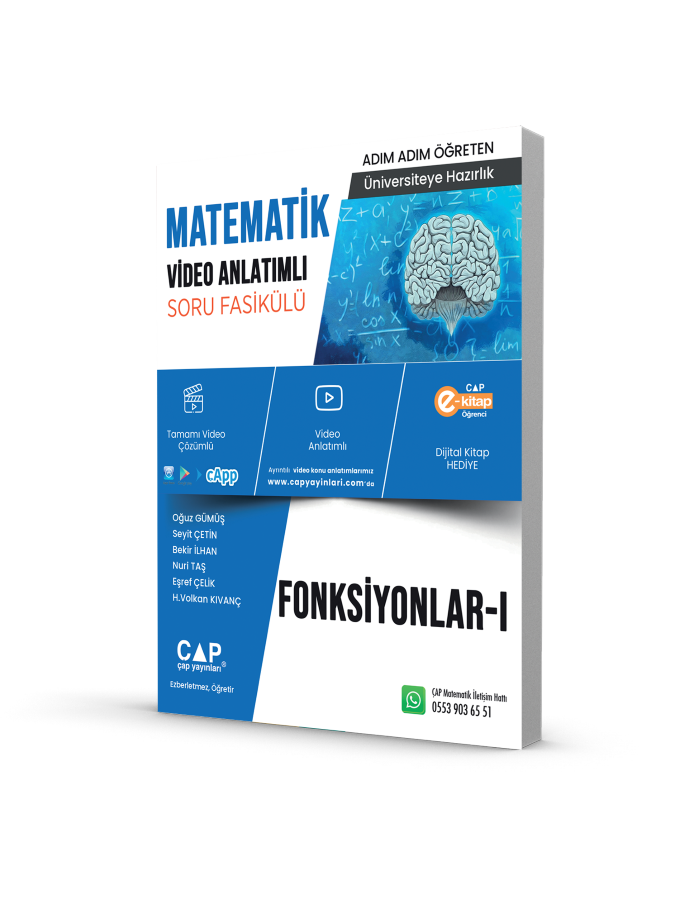 2026 Çap Yayınları Matematik  Fonksiyonlar 1  Fasikül Soru Bankası