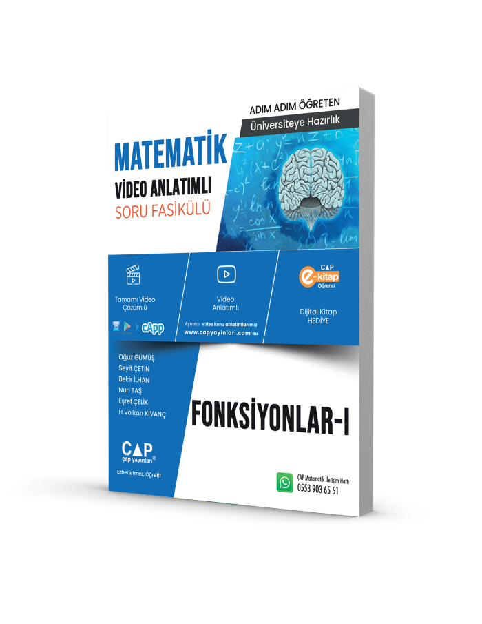 2026 Çap Yayınları Matematik  Fonksiyonlar 1  Fasikül Soru Bankası