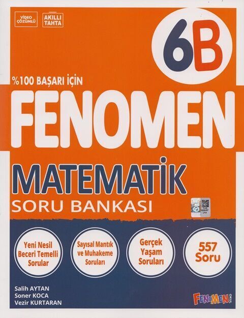 Fenomen 6.Sınıf Matematik Soru Bankası (B)