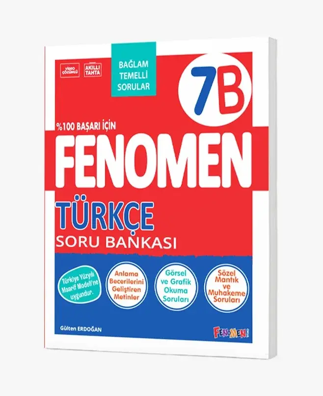2027 Fenomen Yayıncılık 7.Sınıf Türkçe B Soru Bankası Bağlam Temelli Sorular