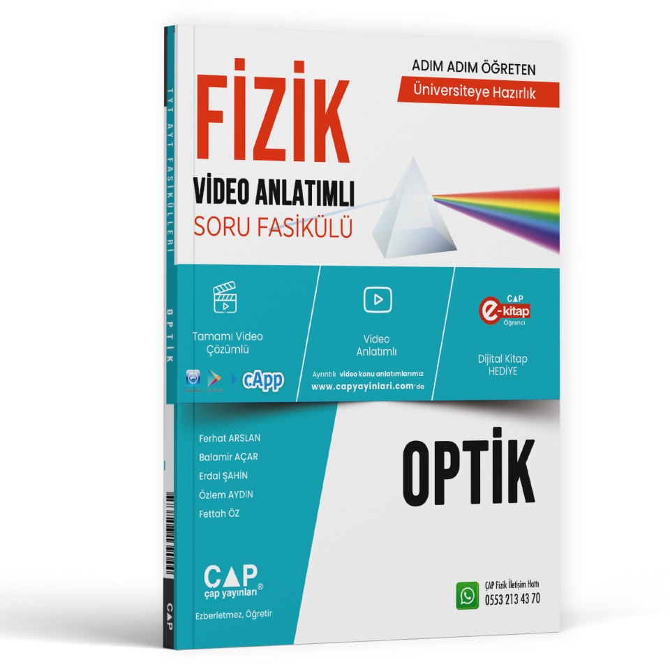 2026 Çap Yayınları Fizik Optik Konu Anlatımlı Soru Bankası