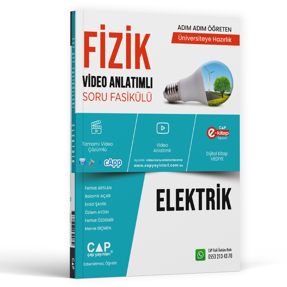 2026 Çap Yayınları Fizik Elektrik Konu Anlatımlı Soru Bankası