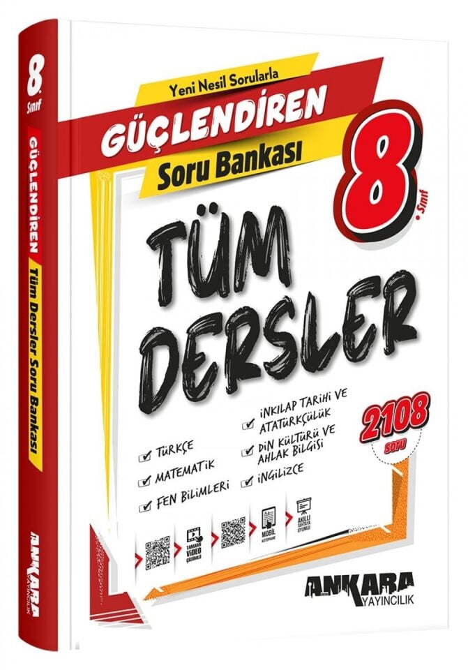 2027 Ankara Yayıncılık 8. Sınıf Tüm Dersler Soru Bankası