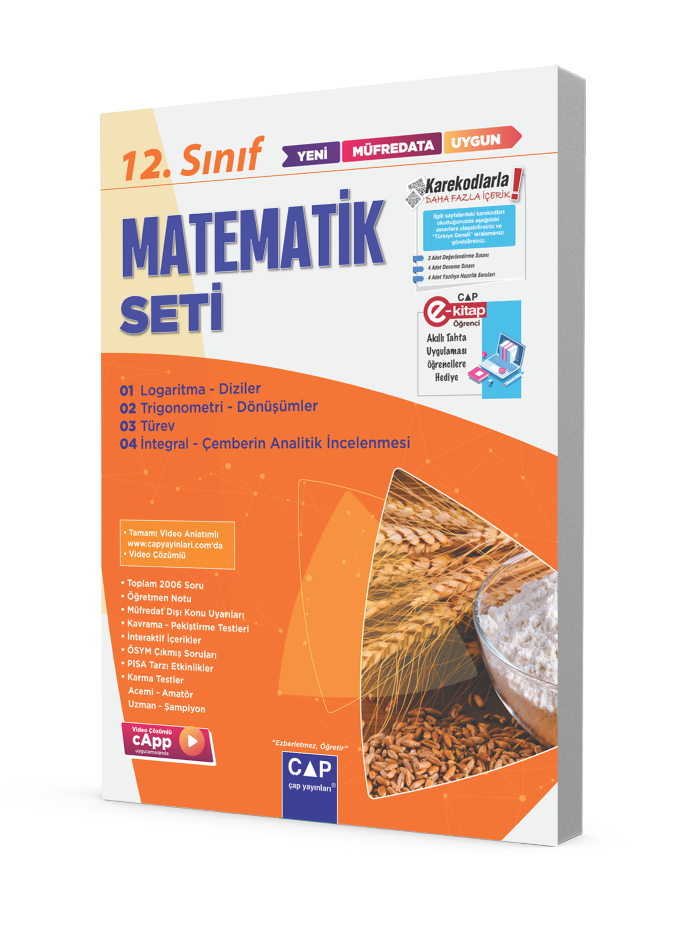 2026 Çap Yayınları 12.Sınıf Matematik Fasikül Seti