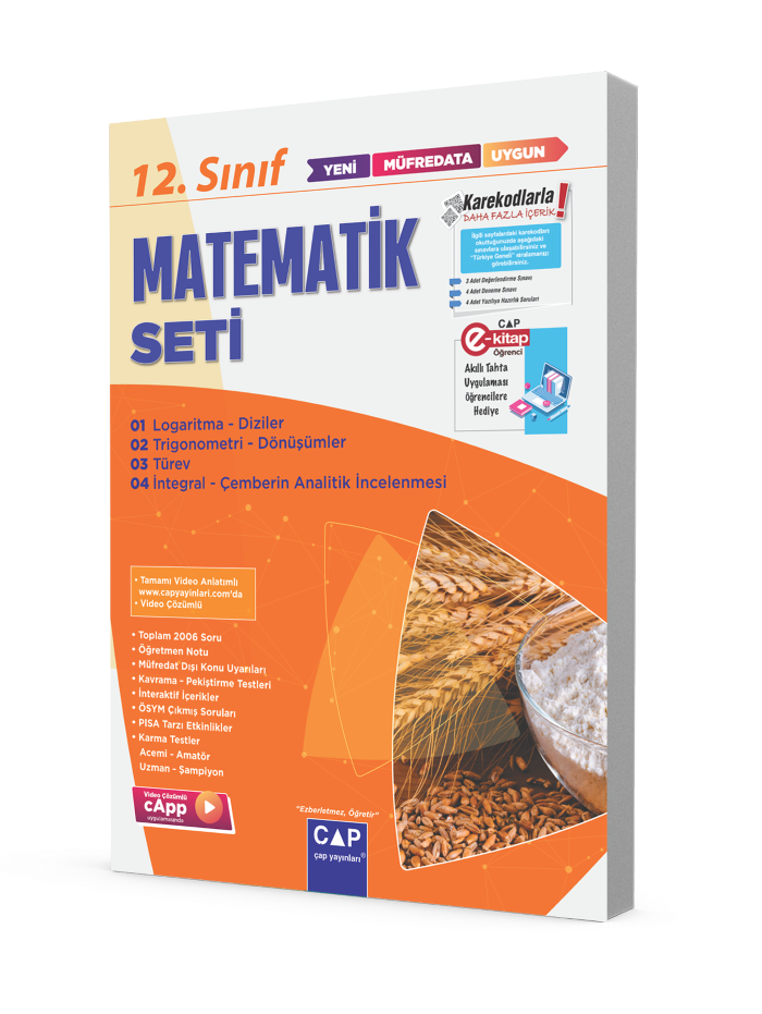 2026 Çap Yayınları 12.Sınıf Matematik Fasikül Seti