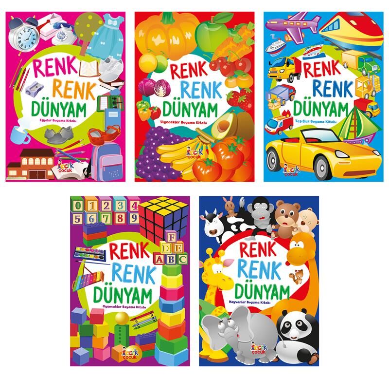 Bıcırık Yayınları Renk Renk Dünyam 5 Kitap