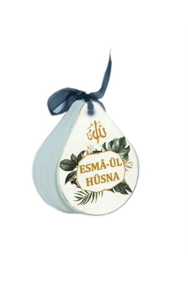 Esma-ül Hüsna Damla Şekilli Kartela (10'lu Paket) Arapçası, Türkçesi ve Anlamı