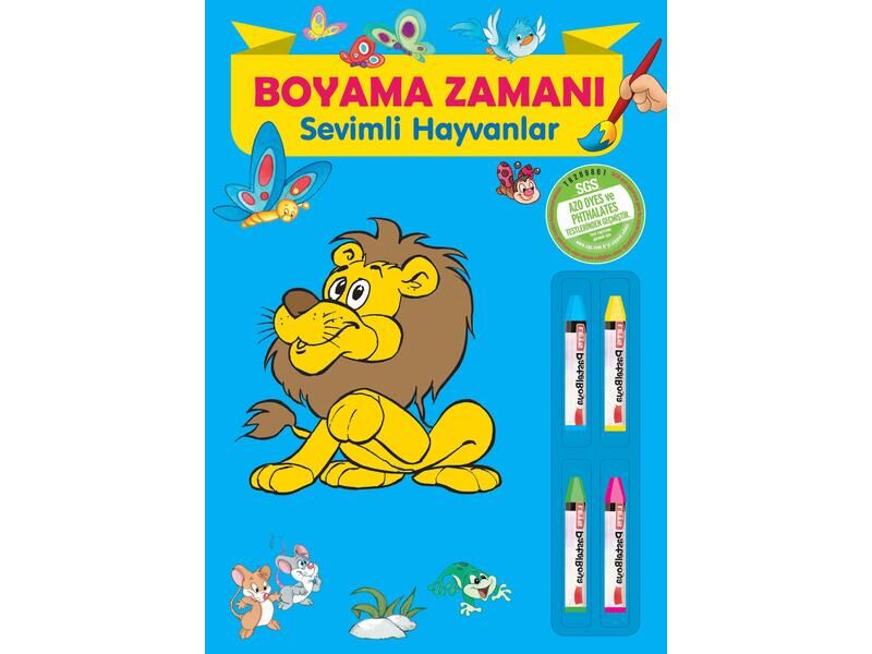 Parıltı Yayıncılık Boyama Zamanı Sevimli Hayvanlar Kalemli