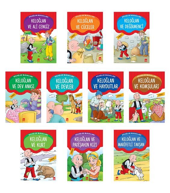 Ema Çocuk 1.Sınıf Keloğlan Masalları Büyük Boy 10 Kitap