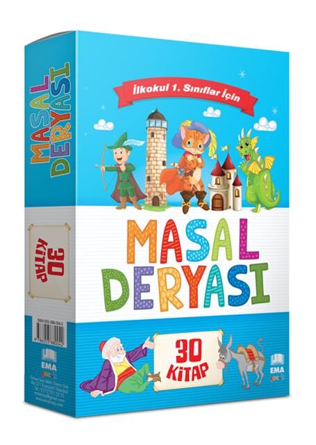 Ema Çocuk 1.Sınıf Masal Deryası Büyük Boy 30 Kitap