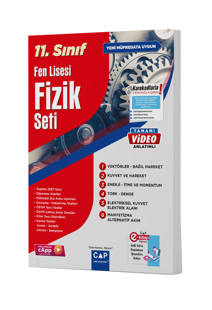 2026 Çap Yayınları 11.Sınıf  Fen Lisesi Fizik Fasikül Seti