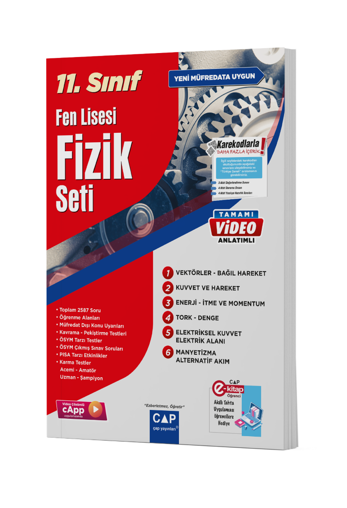 2026 Çap Yayınları 11.Sınıf  Fen Lisesi Fizik Fasikül Seti