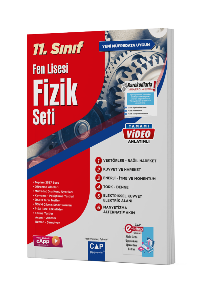 2026 Çap Yayınları 11.Sınıf  Fen Lisesi Fizik Fasikül Seti