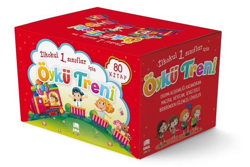 Ema Çocuk 1.Sınıf Öykü Treni Küçük Boy 80 Kitap / Tuba Öztürk