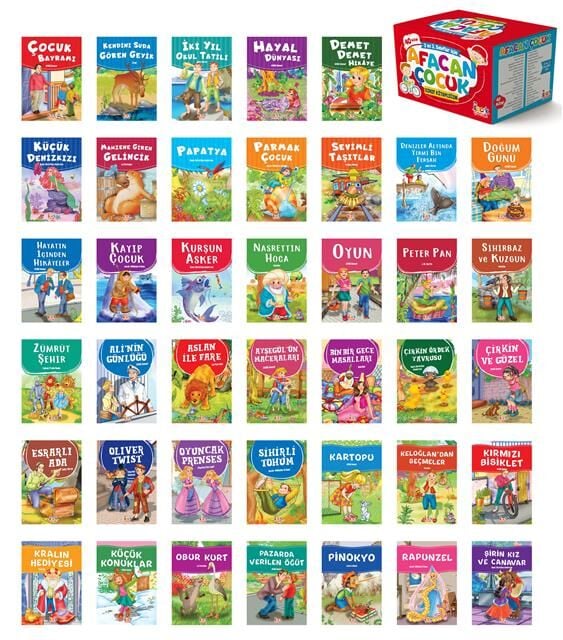 Ema Çocuk 1.Sınıf Afacan Çocuk 40 Kitap Set