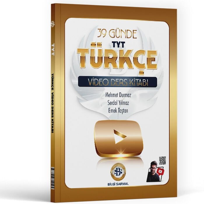 2026 Bilgi Sarmal Yayınları Tyt 39 Günde Türkçe Video Ders Kitabı