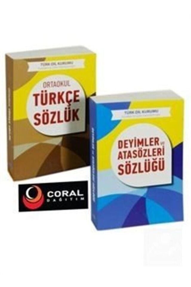 T.d.k. Uyumlu Ortaokul Türkçe Sözlük Ve Deyimler, Atasözleri Sözlüğü (2 KİTAP SET)
