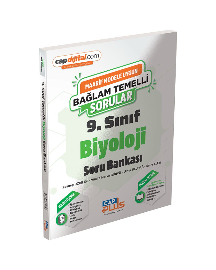2027 Çap Yayınları 9.Sınıf Tematik Biyoloji Soru Bankası