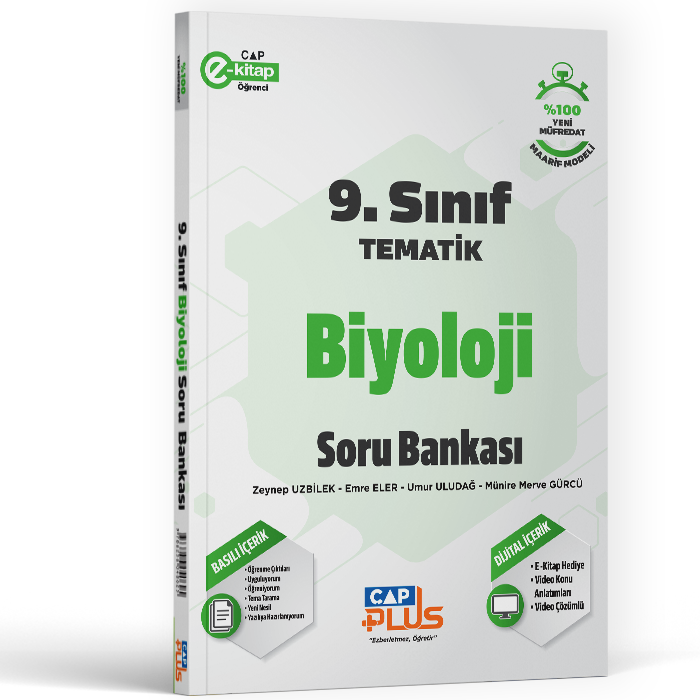 Çap Yayınları 9.Sınıf Tematik Biyoloji Soru Bankası