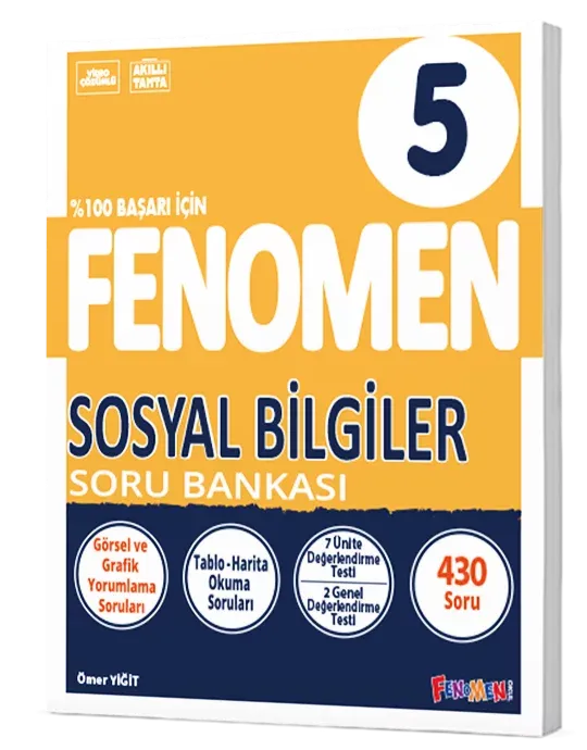 Fenomen Yayıncılık 5.Sınıf Sosyal Bilgiler Soru Bankası 2026