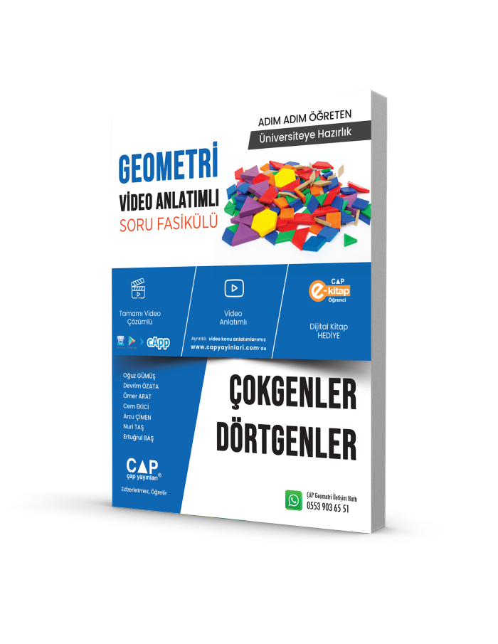 2026 Çap Yayınları Geometri Çokgenler Ve Dörtgenler Konu Anlatımlı Soru Bankası