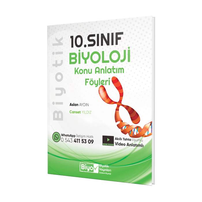 Biyotik Yayınları 10.Sınıf Biyoloji Konu Anlatım Föyleri
