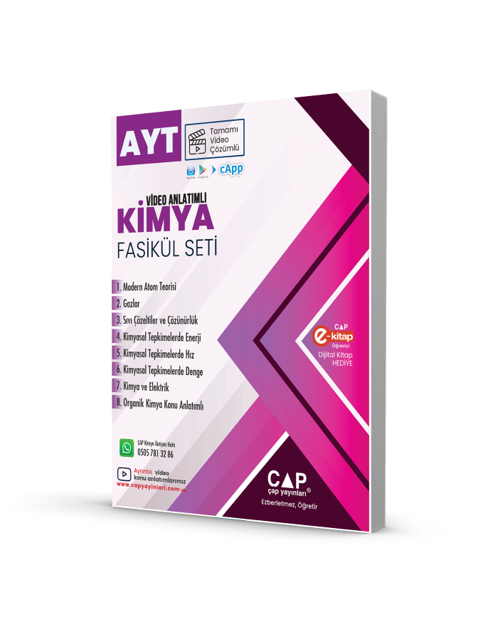 2026 Çap Yayınları Ayt Kimya Fasikül Seti