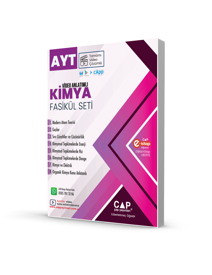 2026 Çap Yayınları Ayt Kimya Fasikül Seti