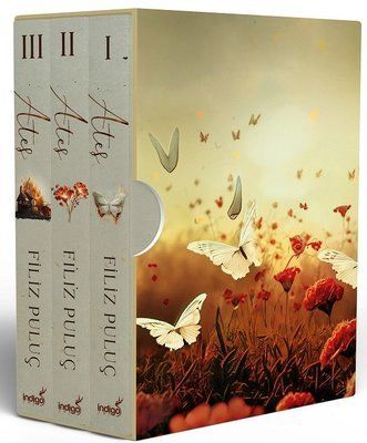 İndigo Kitap Ateş Serisi – 3 Kitap (Kutulu) (Ciltli) - Filiz Puluç
