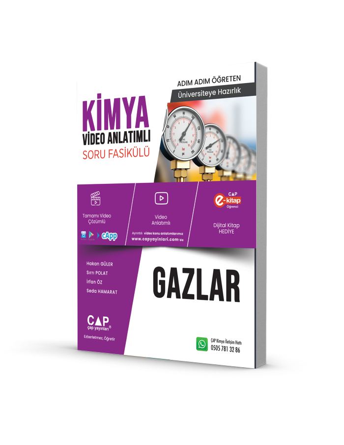 2026 Çap Yayınları Kimya  Gazlar Fasikül Soru Bankası